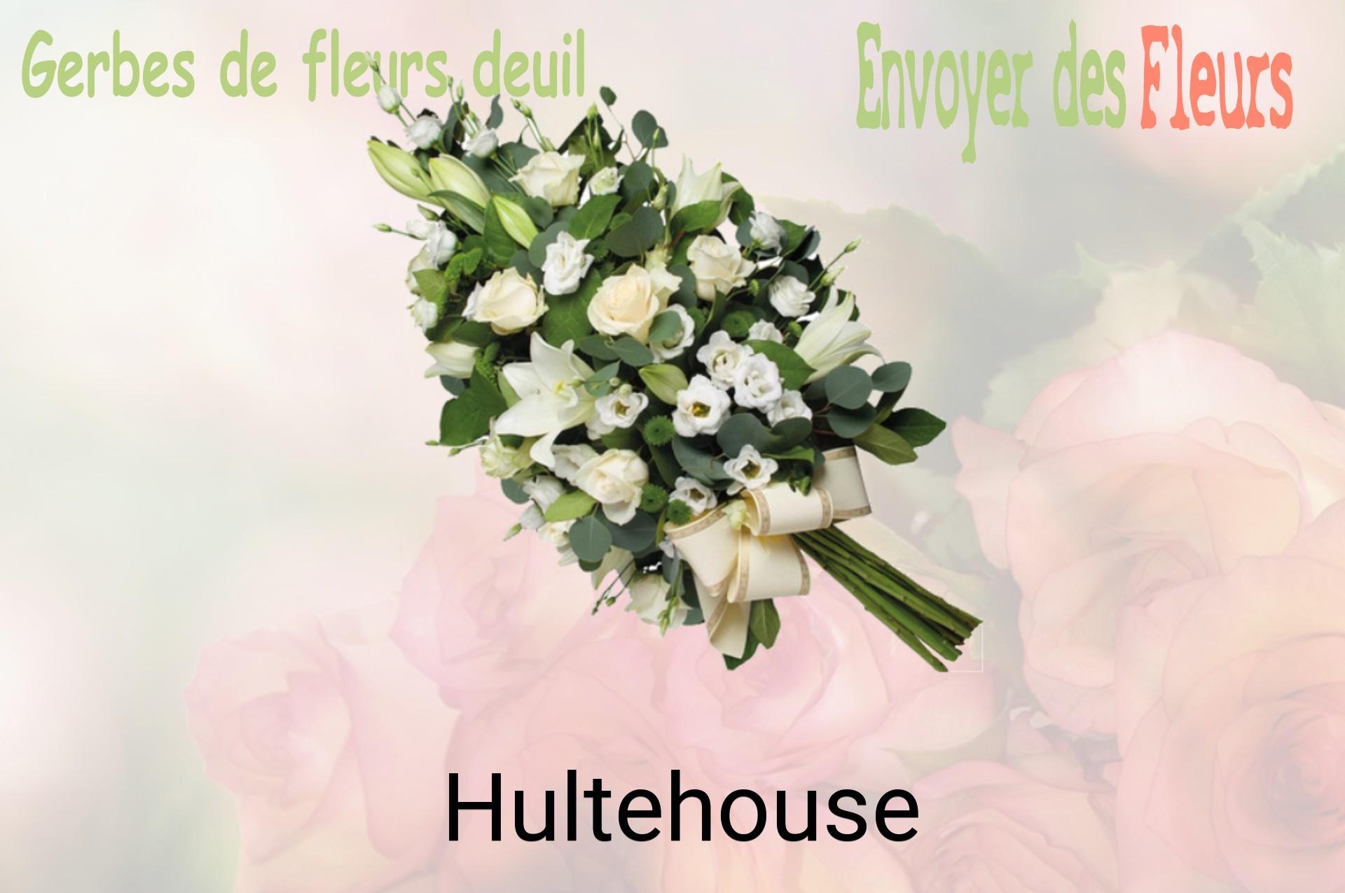 Gerbe de fleurs de deuil livrée à Hultehouse